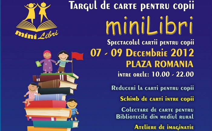 Afiş Târgul de carte pentru copii MiniLibri (Centrul Step by Step)