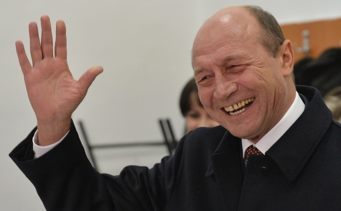 Preşedintele României, Traian Băsescu. (DANIEL MIHAILESCU / AFP / Getty Images)