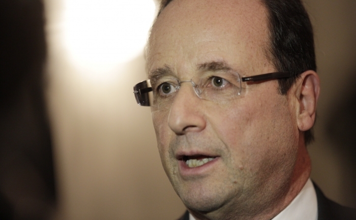 Preşedintele francez, François Hollande.