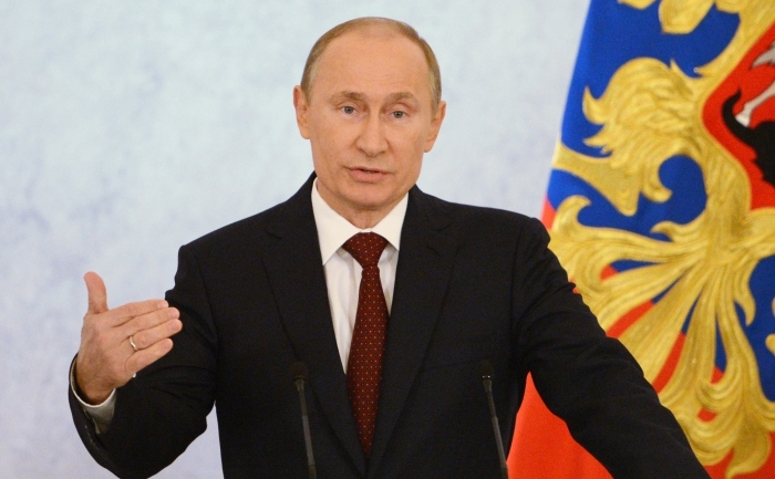 Preşedintele Rusiei, Vladimir Putin.