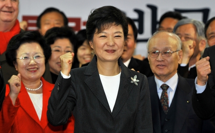 Park Geun-Hye, preşedintele Coreii de Sud.