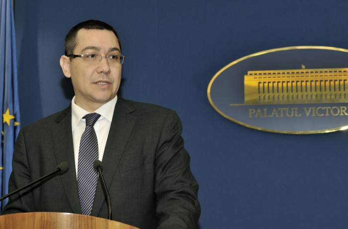 Briefing de presă cu Victor Ponta