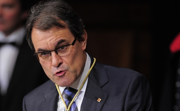 Artur Mas, şeful executivului regional catalan. (JOSEP LAGO / AFP / Getty Images)