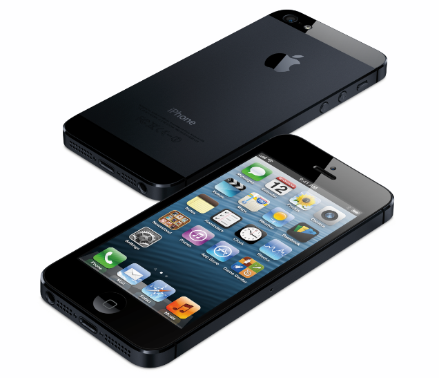 IPhone 5 este prezentat într-o imagine de presă (Prin bunavoinţa companiei Apple)
