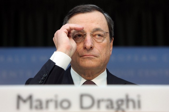 Mario Draghi, preşedintele Băncii Centrale Europene. (Hannelore Foerster / Getty Images)