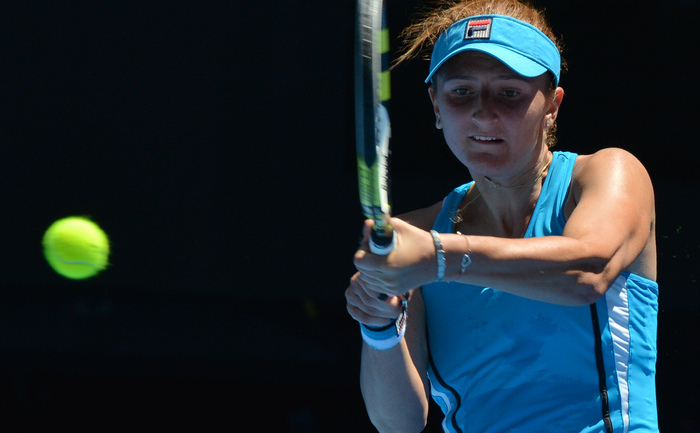 Jucătoarea română de tenis Irina-Camelia Begu. (PAUL CROCK / AFP / Getty Images)