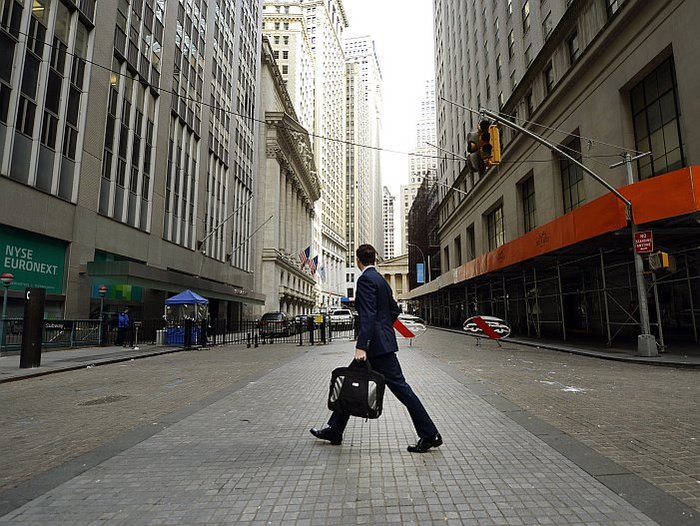 Wall Street, New York, centrul financiar al lumii (Timothy A. Clary / AFP / Getty Images)