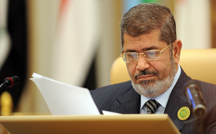 Preşedintele egiptean Mohamed Morsi.