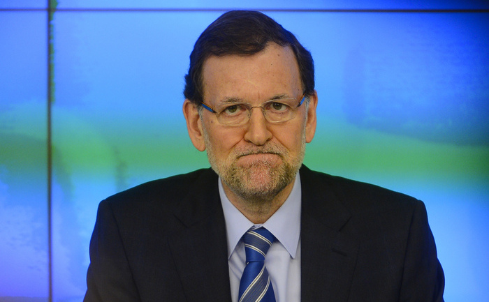 Premierul spaniol  Mariano Rajoy. (PIERRE-PHILIPPE MARCOU / AFP / Getty Images)