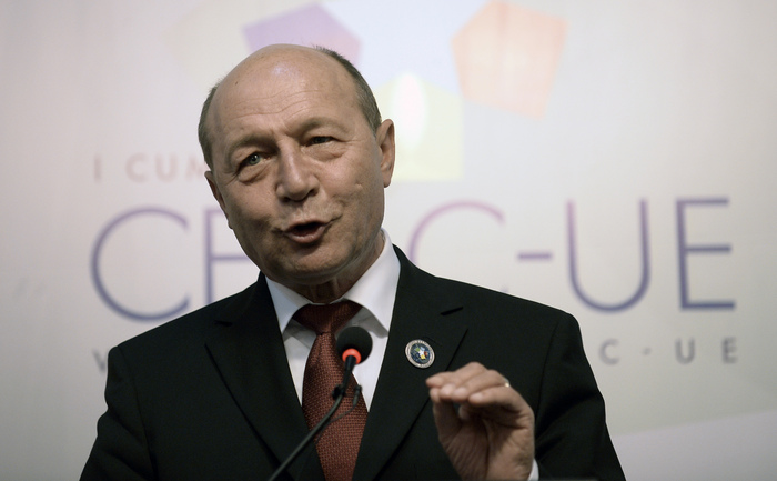 Preşedintele Traian Băsescu. (RODRIGO BUENDIA / AFP / Getty Images)