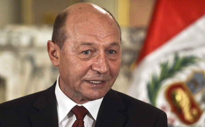 Preşedintele Traian Băsescu. (ERNESTO BENAVIDES / AFP / Getty Images)