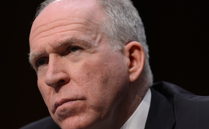John Brennan, nominalizat  de preşedintele Barack Obama pentru func'ia de director CIA, 7 februarie 2013, Capitol Hill (SAUL LOEB / AFP / Getty Images)