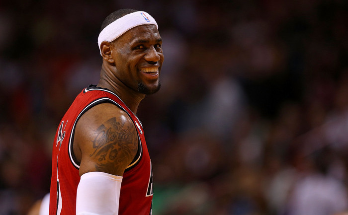 Americanul LeBron James. (Mike Ehrmann / Getty Images)