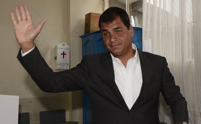 Preşedintele ecuadorian Rafael Correa.