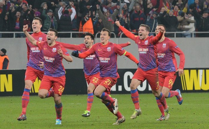 Steaua s-a calificat în optimile de finală ale Europa League. (DANIEL MIHAILESCU / AFP / Getty Images)