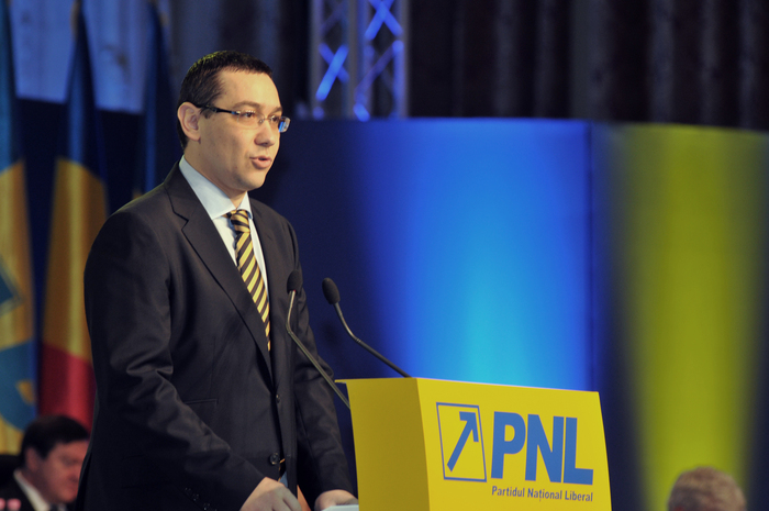 Congresul PNL, 22-23 Febroarie 2013, Bucureşti, România. În imagine, Victor Ponta
 