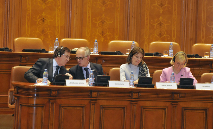Jean-Claude Mignon, preşedinte APCE, în Parlamentul României
