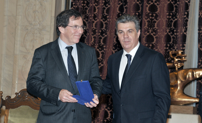 Jean-Claude Mignon, preşedinte APCE, şi Valeriu Zgonea, preţedintele Camerei Deputaţilor