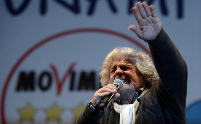 Beppe Grillo. (FILIPPO MONTEFORTE / AFP / Getty Images)