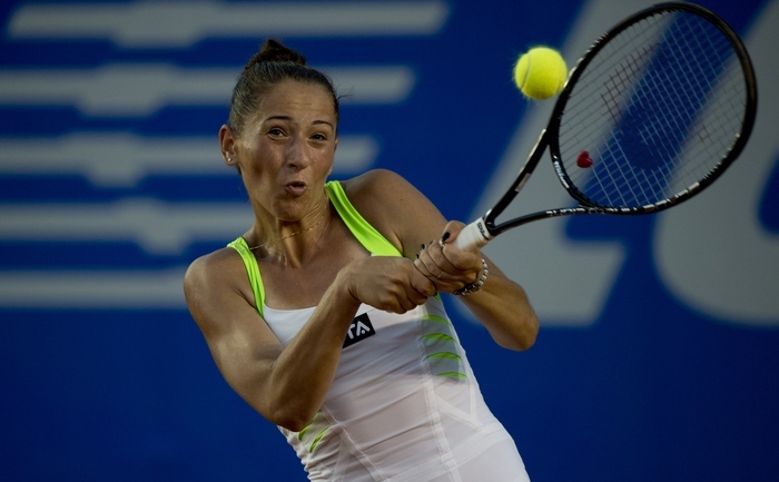 Jucătoarea română de tenis Alexandra Cadanţu.