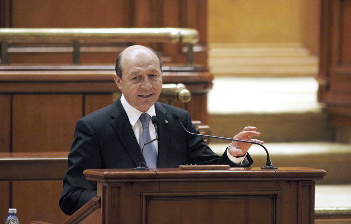 Mesajul preşedintelui Traian Băsescu în faţa Camerelor reunite din Parlamentul României (Epoch Times România)