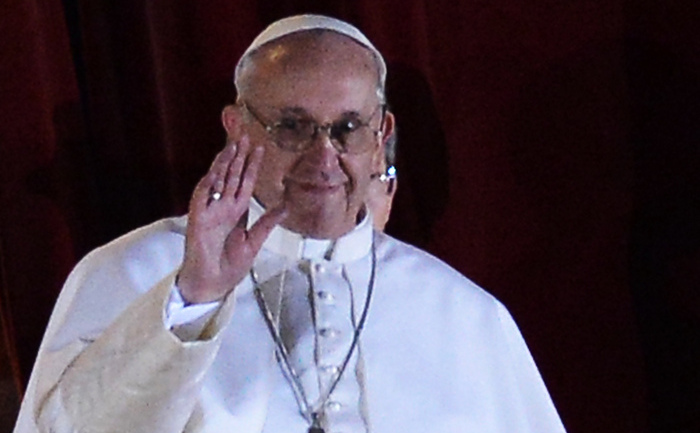 Noul Suveran Pontif, argentinianul Jorge Mario Bergoglio. (FILIPPO MONTEFORTE,FILIPPO MONTEFORTE / AFP / Getty Images)