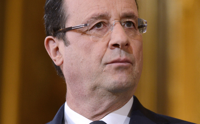 Preşedintele francez Francois Hollande, 12 martie 2013