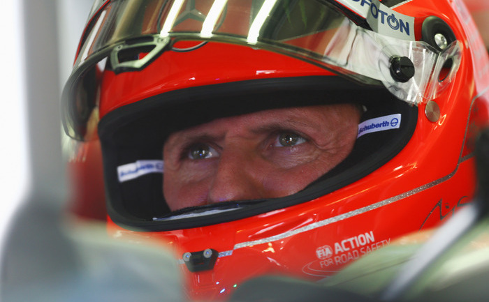 Fostul pilot de Formula 1, Michael Schumacher.