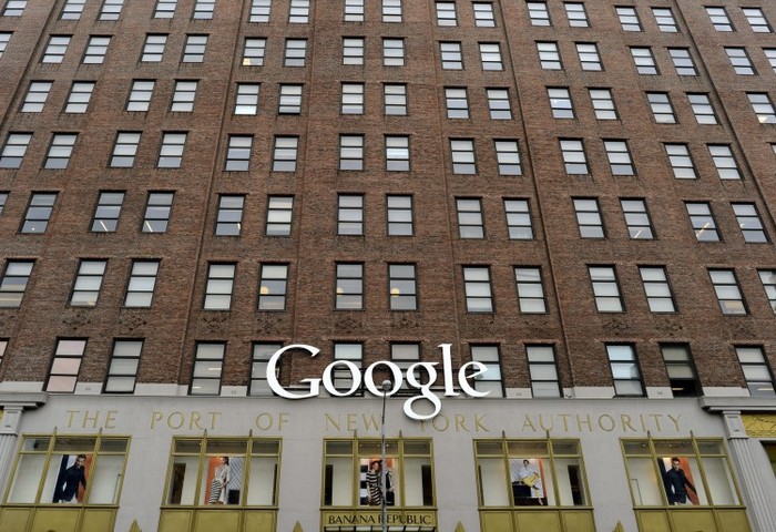 Sediul Google din New York la 11 ianuarie 2013.