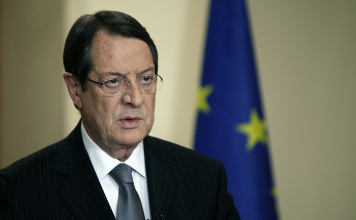 Preşedintele Republicii Cipru, Nicos Anastasiades.