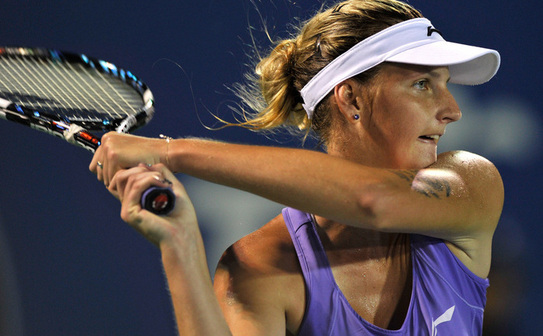 Jucătoarea cehă Karolina Pliskova. (Najjua Zulkefli / AFP / Getty Images)