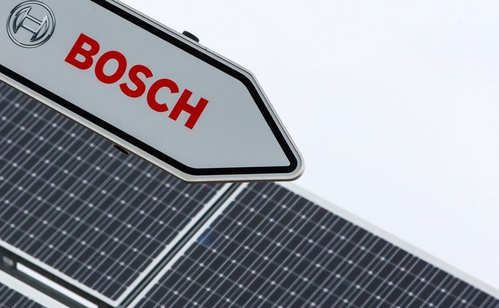 Panouri solare ale firmei Bosch în Germania