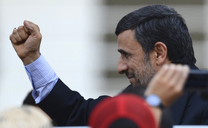 Preşedintele Iranului, Mahmud Ahmadinejad.
