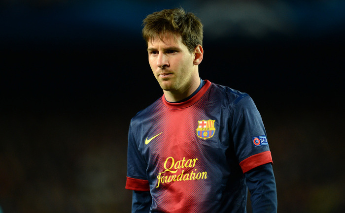 Argentinianul Lionel Messi, atacantul echipei FC Barcelona.