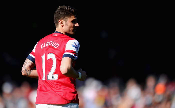 Jucătorul lui Arsenal, Olivier Giroud. (Mike Hewitt / Getty Images)