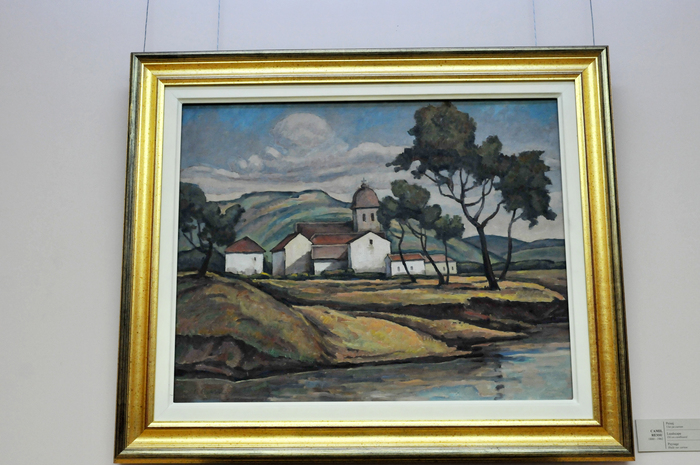 Muzeul de artă K.H.Zambaccian. În imagine, pictura ”Peisaj” semnată de Camil Ressu