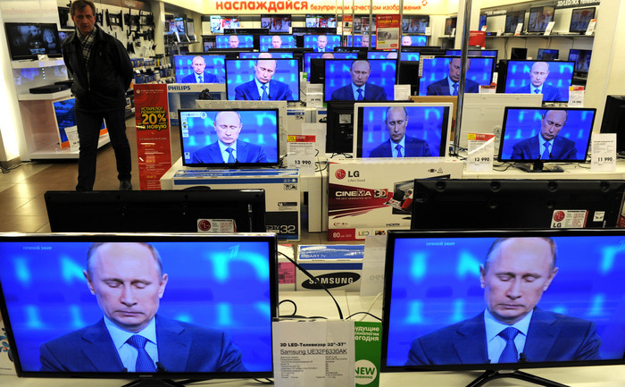 Dialogul televizat în direct al preşedintelui rus, Vladimir Putin, cu cetăţenii.