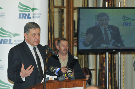 Constituirea mişcării Iniţiativa România Liberală. În imagine, Vlad Moisescu (Epoch Times România)