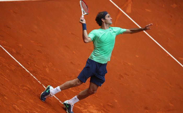 Elveţianul Roger Federer.