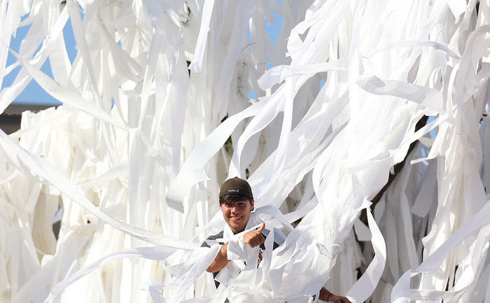 Cincizeci de milioane de role de hârtie igienică vor fi importate de Venezuela. (Mike Zarrilli / Getty Images)