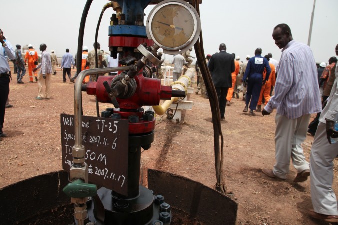 Sonde petroliere în regiunea Thar Jath, Sudanul de sud (Hannah McNeish / AFP / Getty Images)