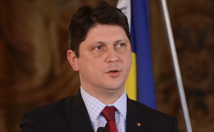Ministrul român al afacerilor externe Titus Corlăţean. (MICHAL CIZEK / AFP / Getty Images)