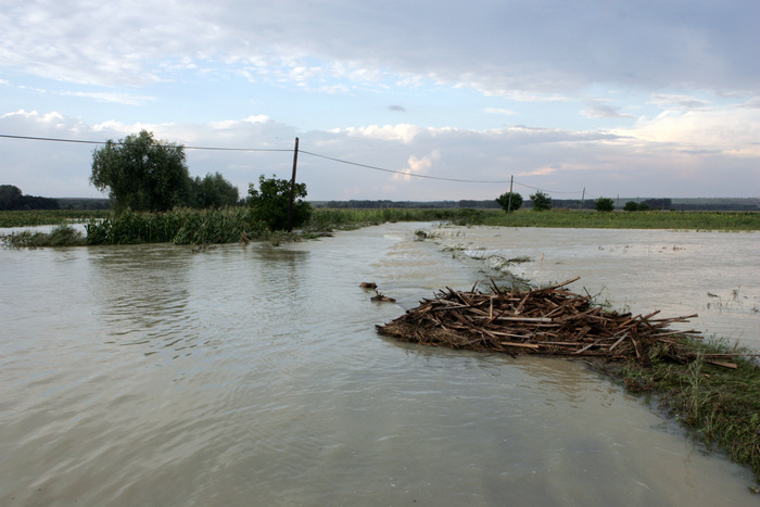 Inundaţii în zona Dunării