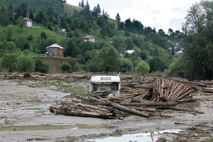 Inundaţii în Moldova