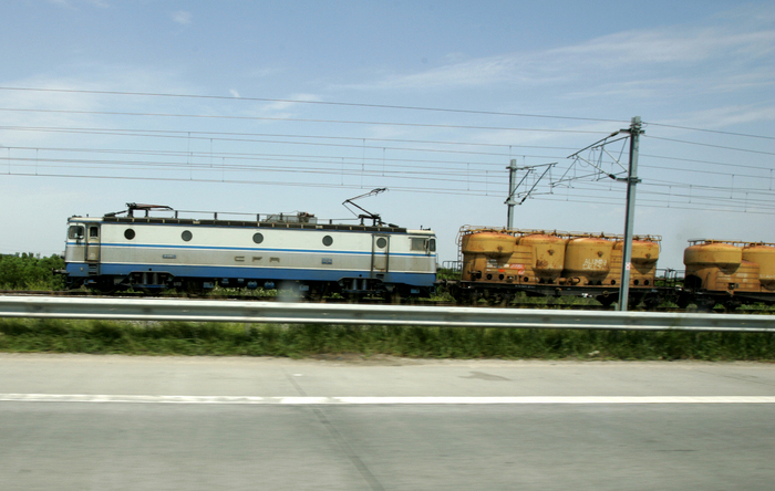Garnitură de tren transport marfă (Epoch Times România)
