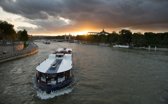 Râul Sena din Paris, Franţa (MARTIN BUREAU / AFP / Getty Images)
