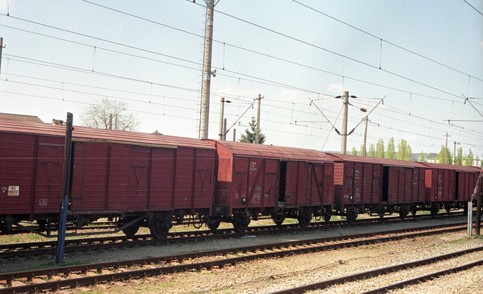 Garnitură de tren, vagoane de marfă (Epoch Times România)