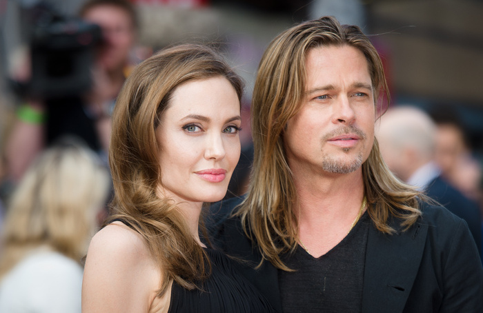 Cuplul Angelina Jolie şi Brad Pitt (LEON NEAL / AFP / Getty Images)