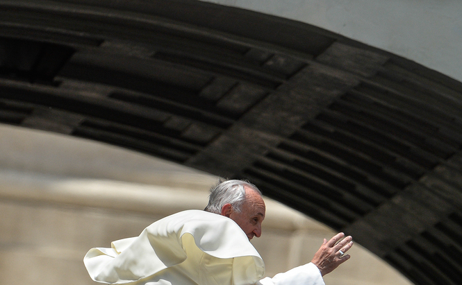 Papa Francis în Vatican, June 26, 2013 (ANDREAS SOLARO / AFP / Getty Images)