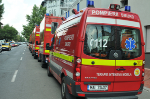 Echipaje SMURD la Spitalul de Urgenţă Floreasca pregătite de intervenţie rapidă (Epoch Times România)